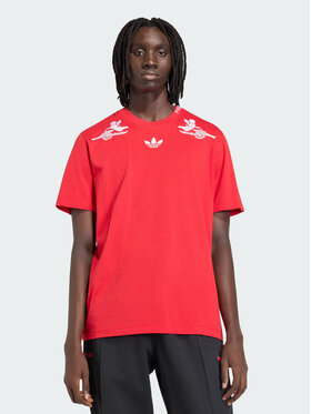 adidas adidas Koszulka techniczna 161860 Czerwony Regular Fit