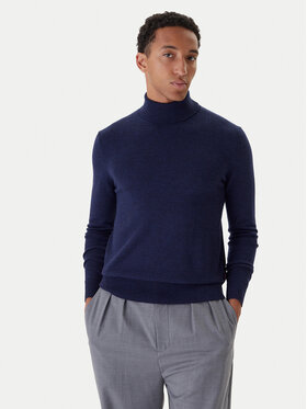 Robe di Kappa Robe di Kappa Bluză cu gât 6005650 830 Bleumarin Regular Fit