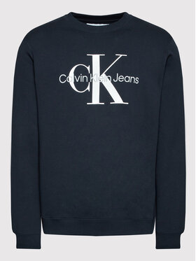 Calvin Klein Jeans Calvin Klein Jeans Džemperis ar kapuci J30J320933 Tumši zils Regular Fit