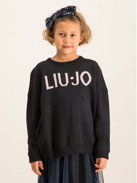 Liu Jo Kids Liu Jo Kids Sweter Maglia Chiusa G69215 MA09E Czarny Regular Fit
