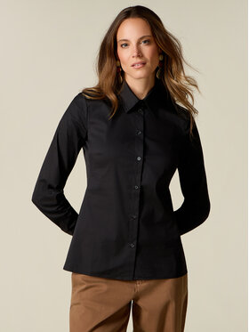 Oltre Oltre Koszula 5078R203186N033 Czarny Slim Fit