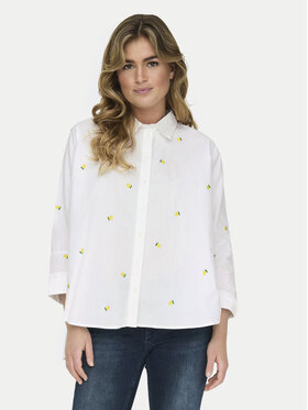 ONLY ONLY Koszula 15283743 Biały Box Fit