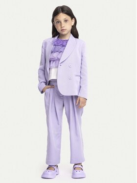 Original Marines Original Marines Medžiaginės kelnės DEP3120F Violetinė Regular Fit