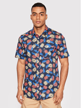 United Colors Of Benetton United Colors Of Benetton Риза 5JDZ5QMD8 Тъмносин Slim Fit