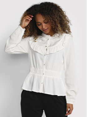 Cream Cream Majica Linta 10610669 Écru Slim Fit