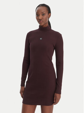 Calvin Klein Jeans Calvin Klein Jeans Kasdieninė suknelė LV047E204G Ruda Slim Fit