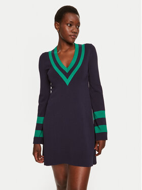 STAUD STAUD Vestito di maglia Sunshine R24P2244VN Blu scuro Regular Fit