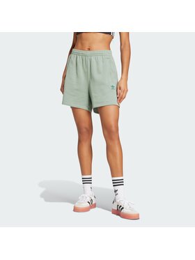 adidas adidas Szorty materiałowe 133815 Zielony Loose Fit