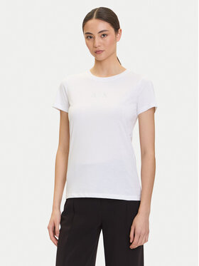 Armani Exchange Футболка XW001459 AF10356 U0002 Білий Regular Fit