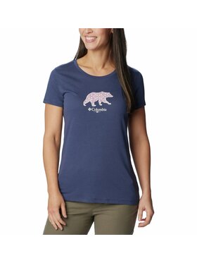 Columbia Columbia T-Shirt 193459 Niebieski Regular Fit