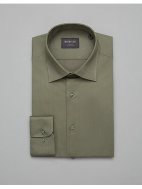 Borgio Borgio Koszula simeria Zielony Slim Fit