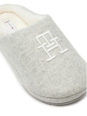 Tommy Hilfiger Copati Th Embroidered Basics Slipper FW0FW08135 Siva