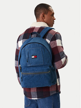 Tommy Jeans Tommy Jeans Ruksak Tjm Utility Denim Backpack AM0AM14052 Modrá