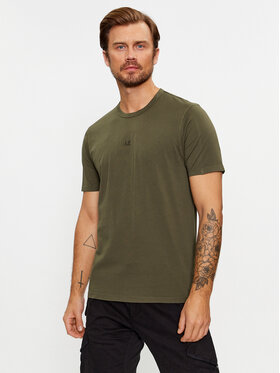 C.P. Company C.P. Company Tričko 15CMTS107 A005431G Zelená Regular Fit