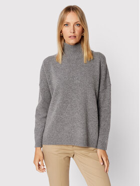 Weekend Max Mara Weekend Max Mara Pull à col roulé Benito 53661023 Gris Relaxed Fit