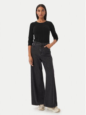United Colors Of Benetton United Colors Of Benetton Блуза 3GA2E16F9 Черен Regular Fit