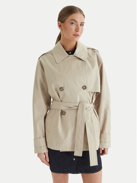 Calvin Klein Calvin Klein Trenčkot LV044B540G Bež Regular Fit