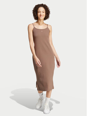 adidas adidas Rochie de zi ALL SZN IX3795 Maro Slim Fit