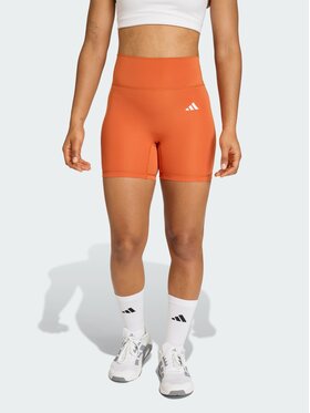 adidas adidas Szorty sportowe Optime Essentials Pomarańczowy Fitted Fit