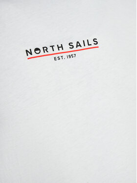 North Sails T-shirt 692974 Bijela Comfort Fit