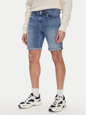 Tommy Jeans Tommy Jeans Džínsové šortky Scanton DM0DM20960 Modrá Slim Fit