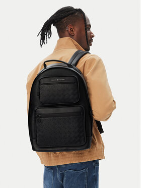 Tommy Hilfiger Tommy Hilfiger Раница Th Modern Monogram Backpack AM0AM14683 Черен