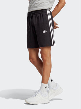 adidas adidas Szorty sportowe Essentials 3-Stripes Shorts IC9378 Czarny Regular Fit