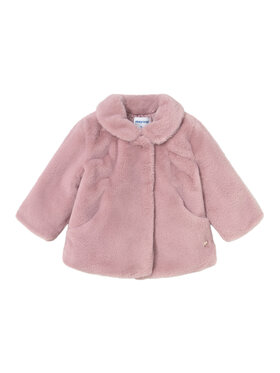 Mayoral Mayoral Pelzmantel 2434 Rosa Regular Fit