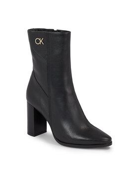 Calvin Klein Calvin Klein Botki Cup Heel Ankle Boot W/Hw 80 HW0HW01750 Czarny