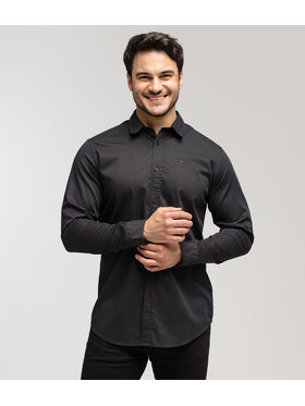 Lee Cooper Lee Cooper Koszula REY 59ZM Czarny Regular Fit