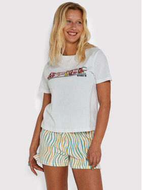 Noisy May Noisy May T-Shirt Alice 27022044 Biały Regular Fit