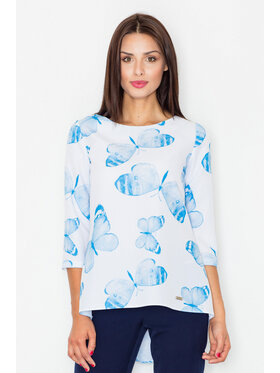 FIGL FIGL Bluzka M505 Kolorowy Regular Fit