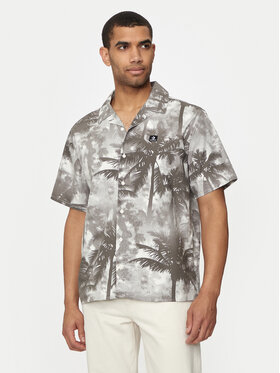 Converse Converse Košile M Aop Resort Shirt 10026435-A01 Světle šedá Regular Fit