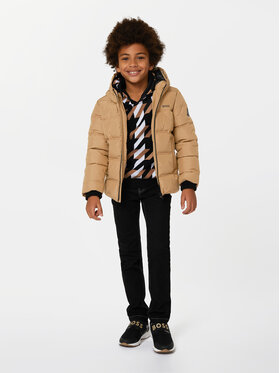 Boss Boss Pūkinė striukė J26518 D Smėlio Regular Fit
