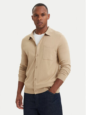 HUGO HUGO Cardigan San Jordan 50553663 Beige scuro Regular Fit