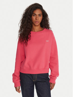 Tommy Jeans Tommy Jeans Džemperis ar kapuci Silver Script DW0DW21961 Rozā Regular Fit