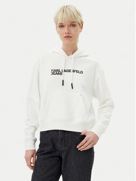 Karl Lagerfeld Jeans Karl Lagerfeld Jeans Sweatshirt A2W20053 Weiß Regular Fit