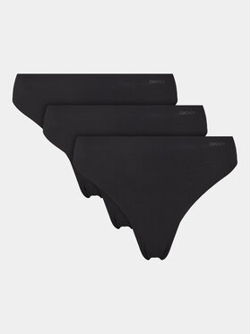 DKNY DKNY Sada 3 kusů string kalhotek DK5026BP3 Černá