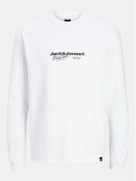 Jack&Jones Majica Dugih Rukava Charlie 12265426 Bijela Regular Fit