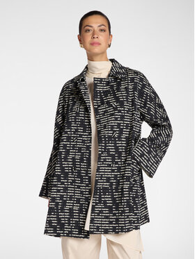 Elena Mirò Elena Mirò Płaszcz zimowy F239P200199N001 Czarny A-Line Fit