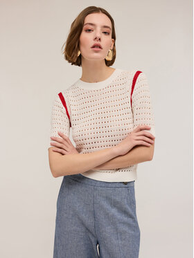 Motivi Motivi Maglione M289W003370N0S1 Bianco Regular Fit