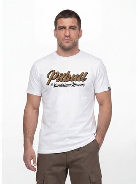 PITBULL PITBULL T-Shirt SANTA MUERTE 26 Biały Regular Fit