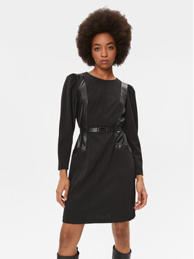 DKNY DKNY Vsakodnevna obleka DD3G1608 Črna Regular Fit