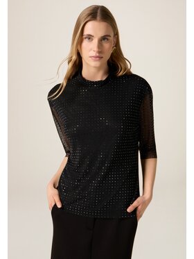 Oltre Oltre T-Shirt G404J004198N033 Czarny Regular Fit