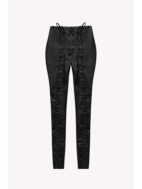 Epuzer Epuzer Spodnie skórzane Sculpt leather Czarny Standard Fit