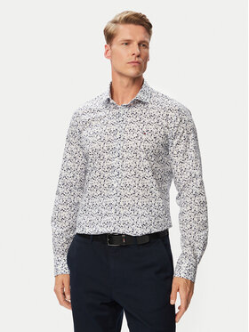 Tommy Hilfiger Tommy Hilfiger Koszula MW0MW43753 Biały Slim Fit