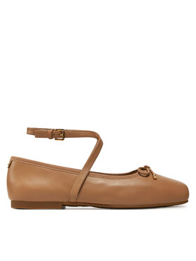 Michael Kors Michael Kors Balerinke Collette Leather Ballet Flat 40T4CTFP1L Smeđa