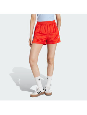 adidas adidas Szorty materiałowe 152301 Pomarańczowy Loose Fit