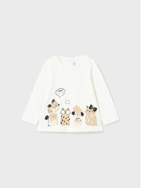 Mayoral Mayoral Bluse 2.012 Écru Regular Fit