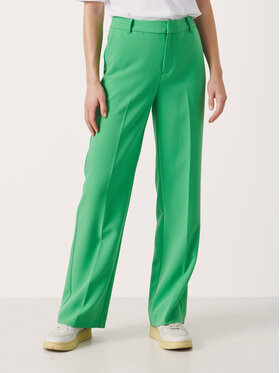 Part Two Part Two Pantaloni din material Nadja 30306618 Verde Classic Fit